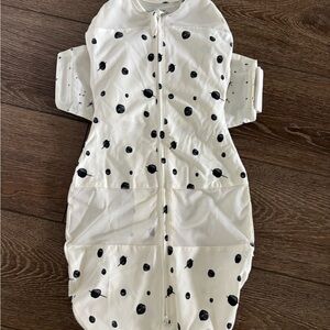 Classic Black and White Sleep Sacks with Polka Dots